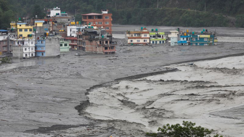 নেপালে বন্যা ও ভূমিধসে কমপক্ষে ৭৭ জনের প্রাণহানি