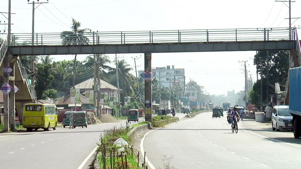 অগুরুত্বপূর্ণ স্থানে ৬পদচারী সেতু