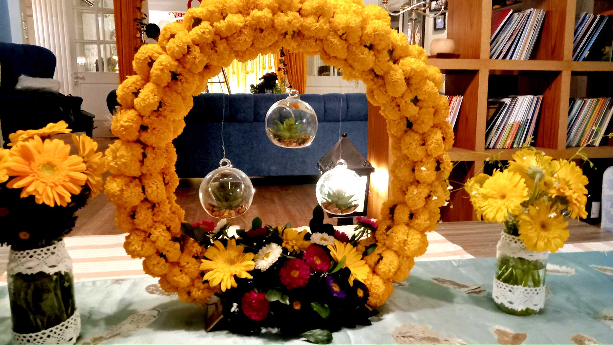 গাদা ফুলের মালা