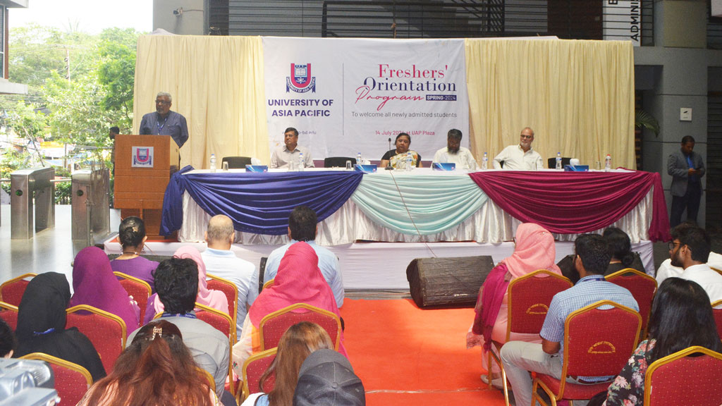 নবীন শিক্ষার্থীদের বরণ করে নিল ইউনিভার্সিটি অব এশিয়া প্যাসিফিক