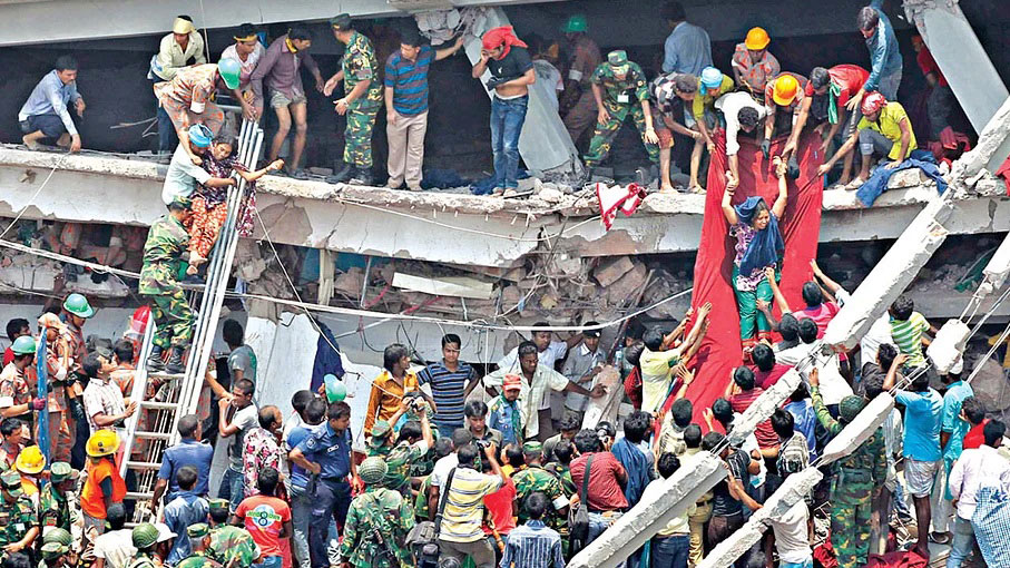 রানা প্লাজা ধসের ১১ বছর: মামলা নিষ্পত্তি না হওয়ায় ব্লাস্টের উদ্বেগ