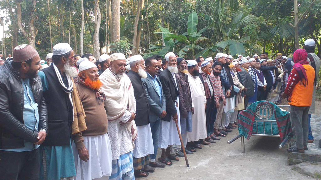 হিজলায় কৃষক লীগ নেতা সিরাজের দাফন সম্পন্ন