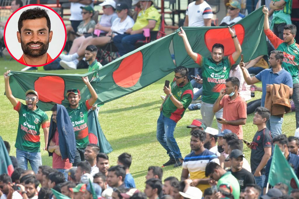 ‘দ্বাদশ খেলোয়াড়’ দর্শকদেরও কৃতিত্ব দিলেন তামিম