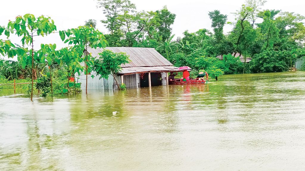 শঙ্কা সত্য করে আবার বন্যা