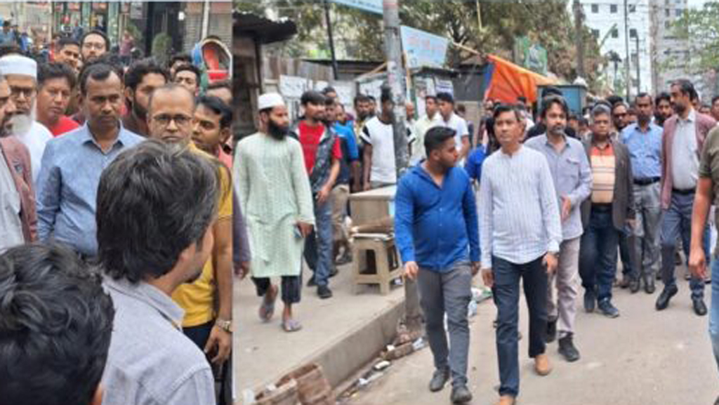 উত্তরায় ফুটপাতের আড়াই শতাধিক দোকানপাট উচ্ছেদ ও জরিমানা