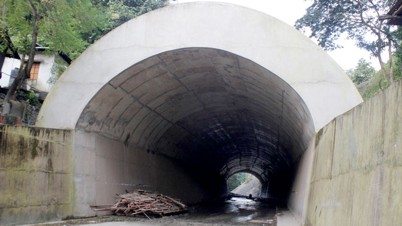 বান্দরবানে নির্মিত হচ্ছে দৃষ্টিনন্দন টানেল
