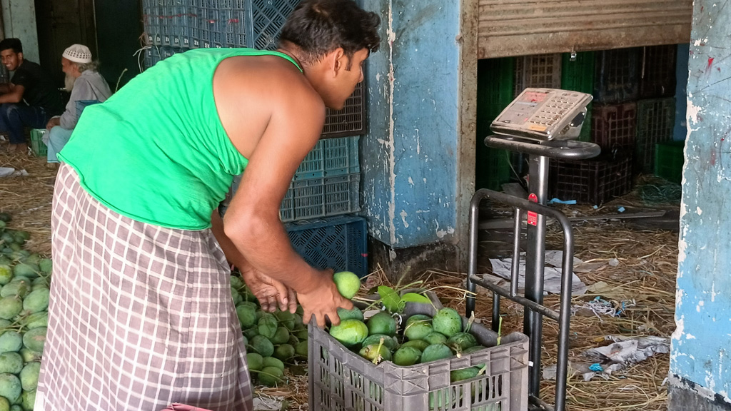 ১ মণে দিতে হচ্ছে ৫২ কেজি আম