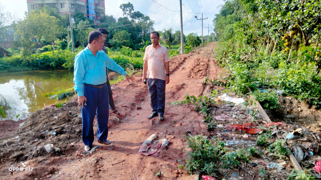 যানজট নিরসনে বাইপাস রাস্তা নির্মাণ সম্পন্ন