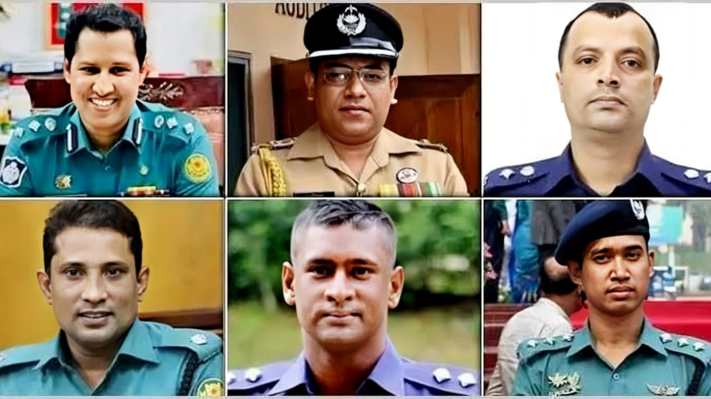 চাকরি গেল বিপ্লব, সুদীপ, ইকবাল, রুহানীসহ ছয় পুলিশ কর্মকর্তার