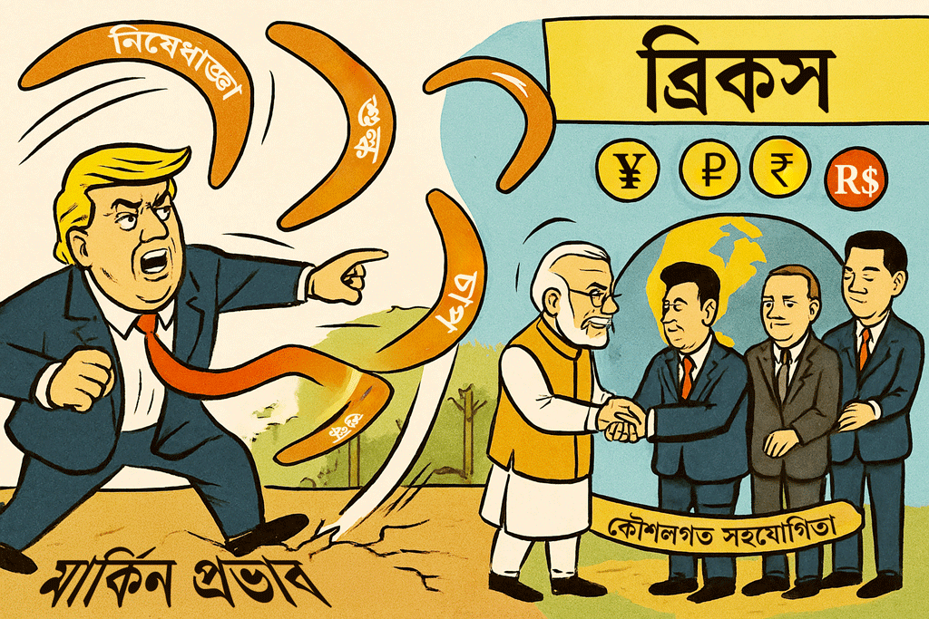 চীনের দিকে ঝুঁকছে ভারত, জোরদার হচ্ছে ব্রিকস