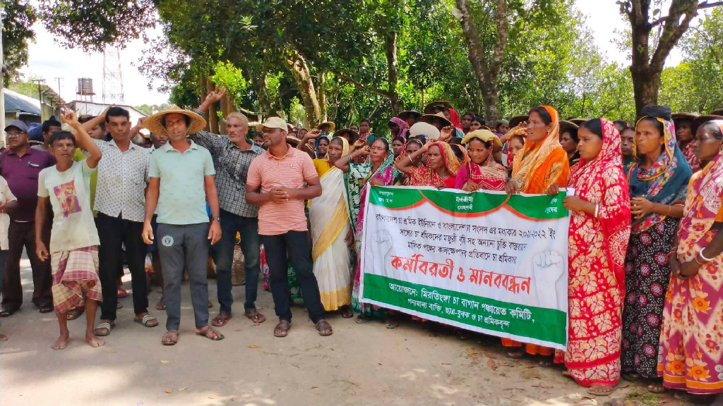 সারা দেশে চা শ্রমিকদের অনির্দিষ্টকালের কর্মবিরতির ডাক 