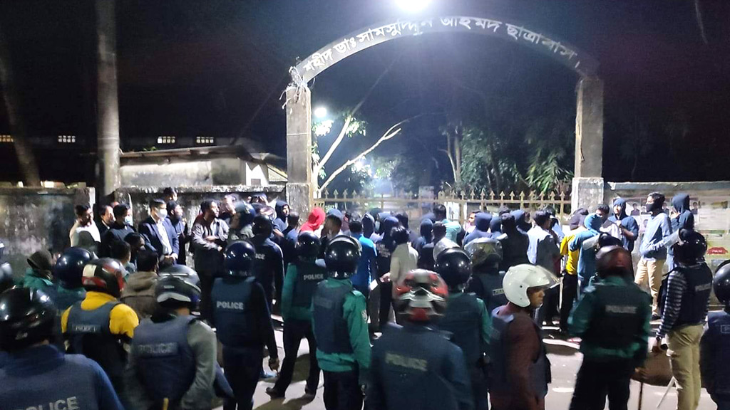 ওসমানীতে ছাত্রাবাস দখল ও আধিপত্য বিস্তার নিয়ে ছাত্রলীগ-ছাত্রশিবিরের মধ্যে সংঘর্ষ