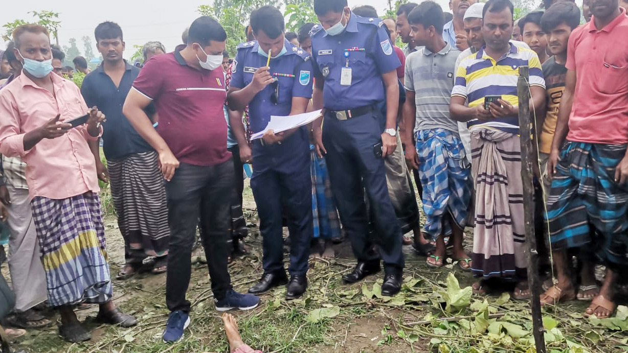 শিম খেত থেকে বৃদ্ধের হাত-পা বাঁধা মরদেহ উদ্ধার