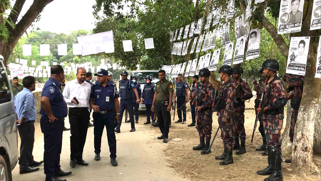 পাকুন্দিয়ায় দুই প্রার্থীর সমর্থকদের পাল্টাপাল্টি ধাওয়ায় ভোটারশূন্য কেন্দ্র