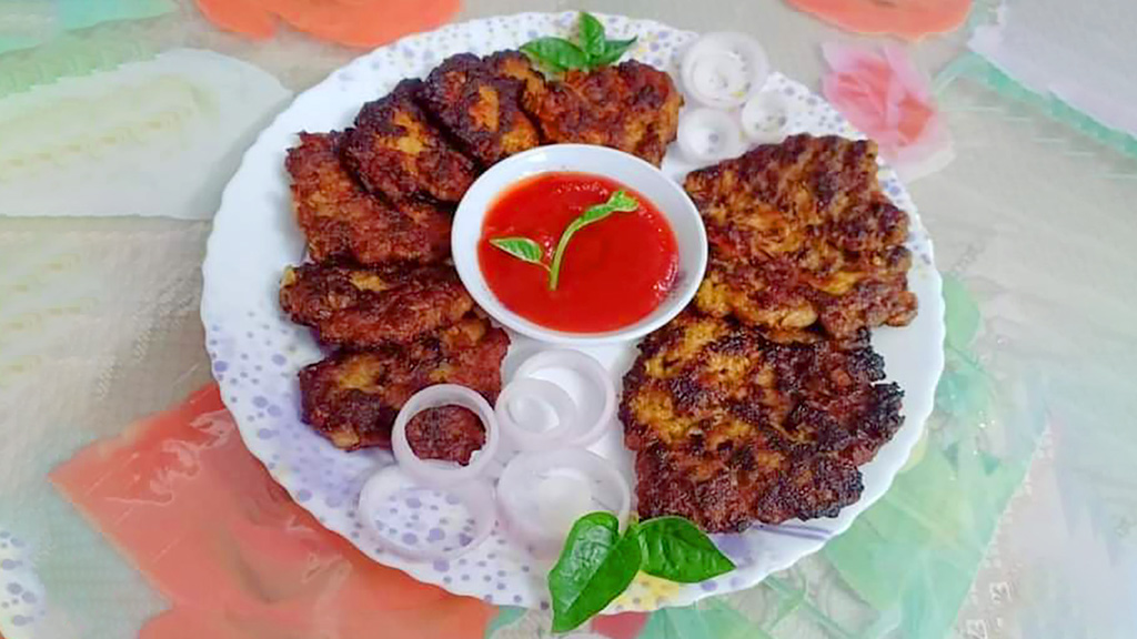 খাসির মাংসের চপ