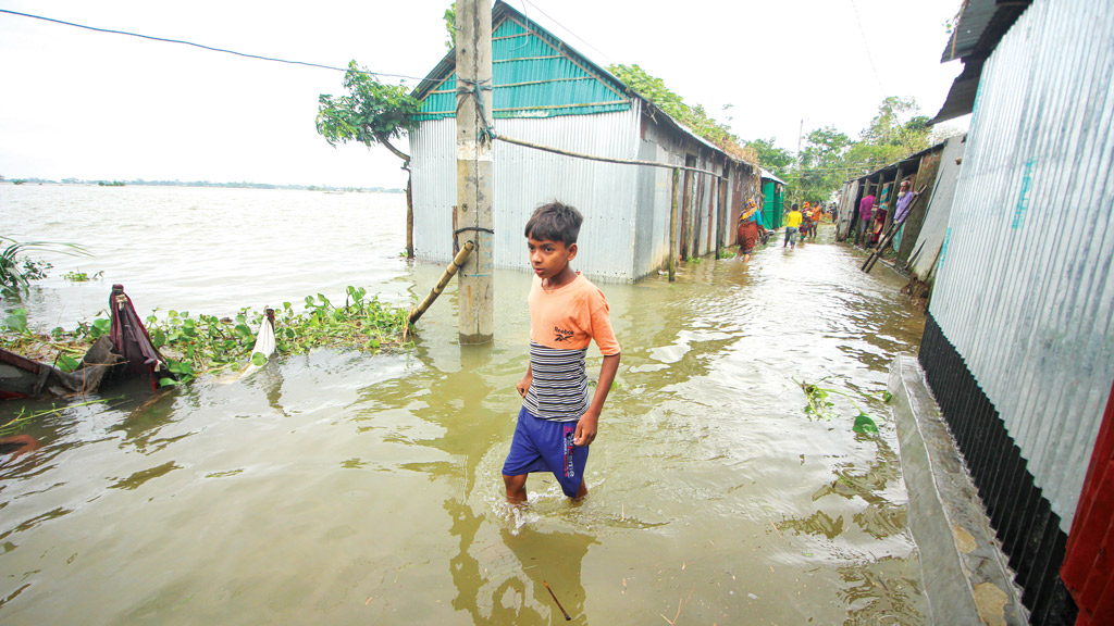 ১৮ বছরের মধ্যে বড় বন্যা