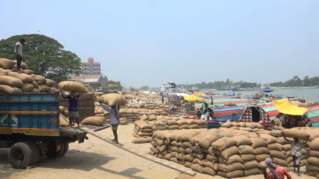 ব্রাহ্মণবাড়িয়ায় জমজমাট ধানের মোকাম