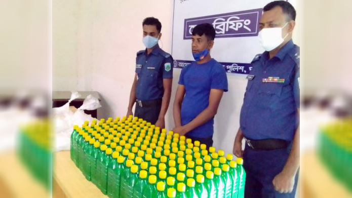 ঈশ্বরদীতে পাচারের সময় ১৭০ লিটার বাংলা মদসহ গ্রেপ্তার ১ 