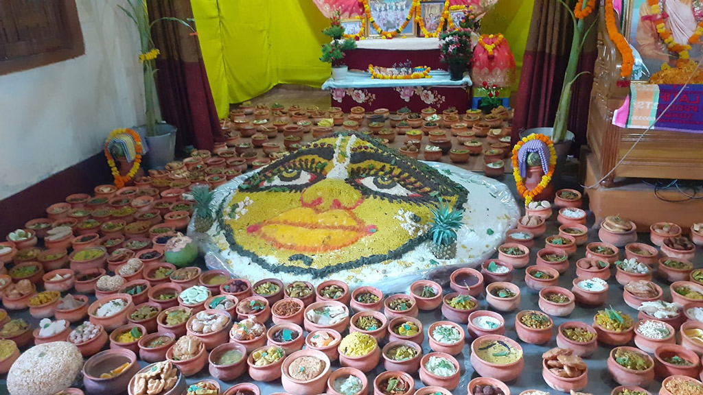 শ্রীমঙ্গলে অন্নকূট উৎসব