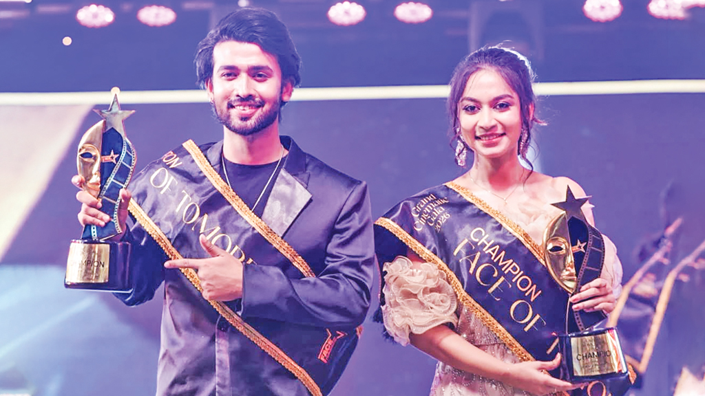 ‘ফেস অব টুমরো’ প্রথম আসরে চ্যাম্পিয়ন রাইসা-লাবণ