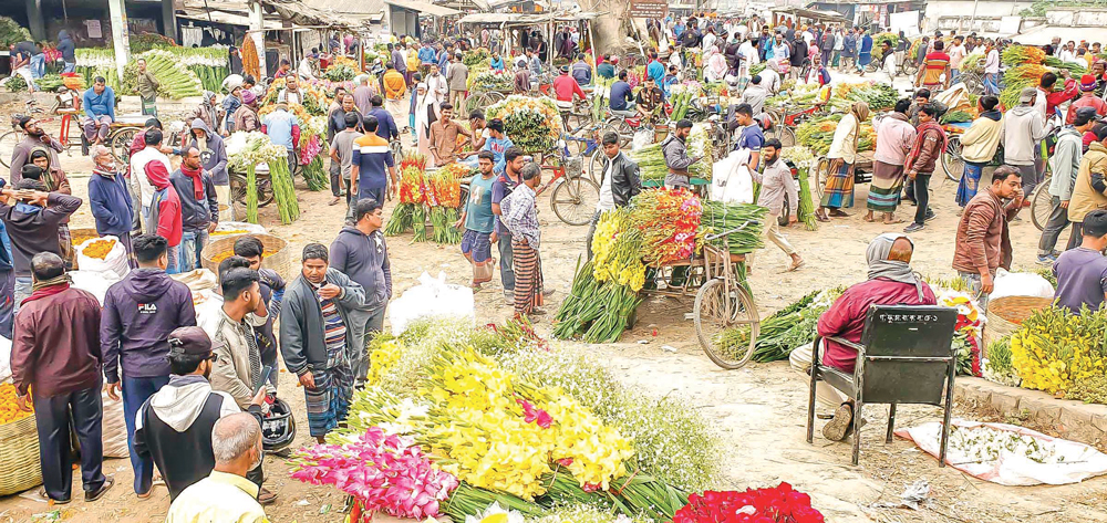 যশোরে ১০০ ব্যবসায়ীর  ফুল ব্যবসা বেহাত