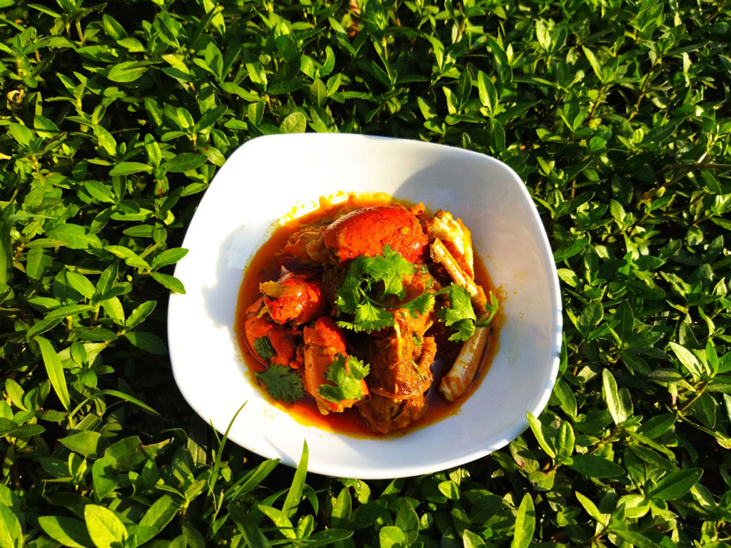 জিবে জল আনা কাঁকড়া ভুনা