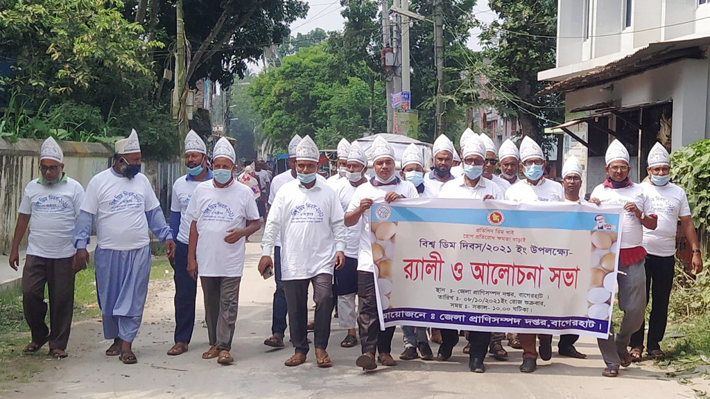 বাগেরহাটে বছরে ৪০ লাখ ডিম উৎপাদন