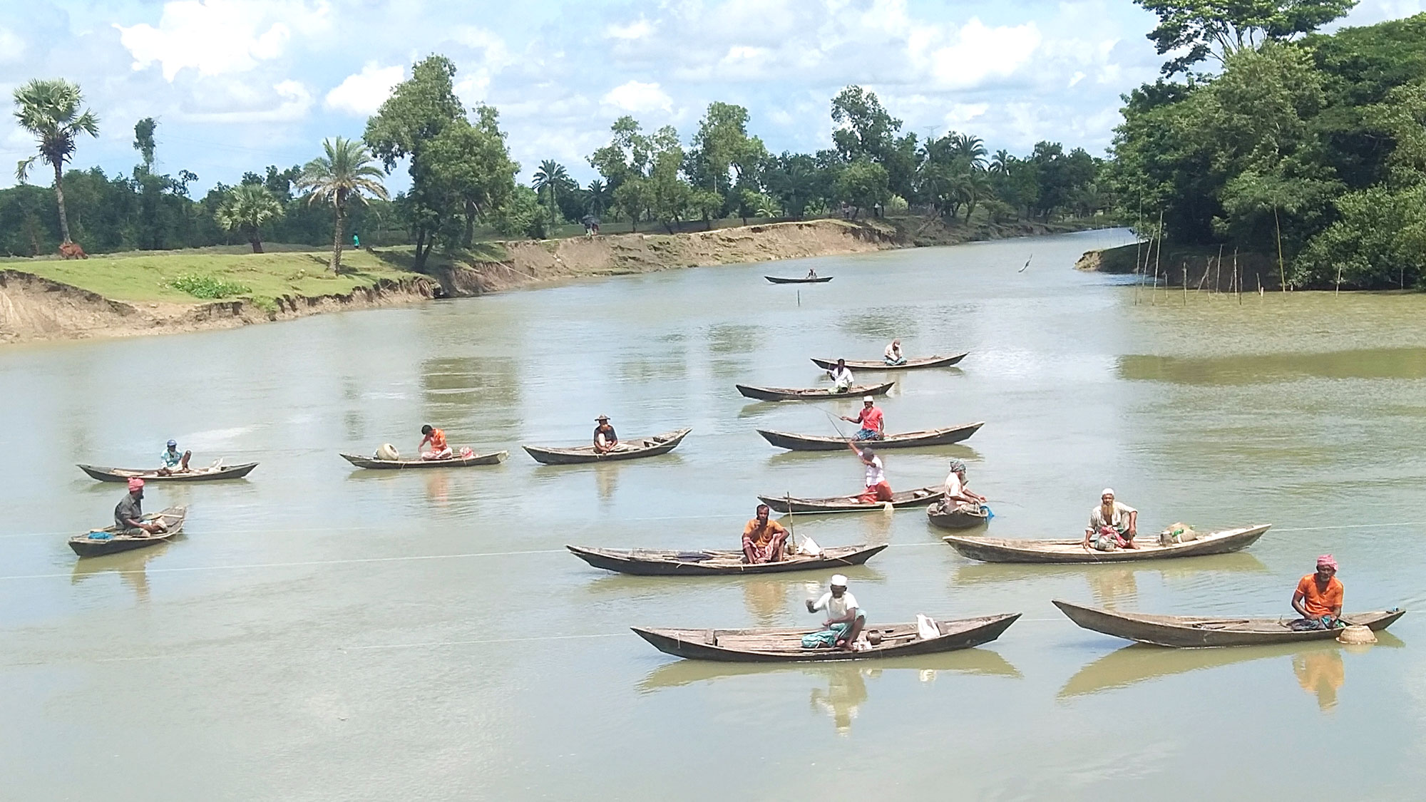 বড়শি দিয়ে জীবিকা নির্বাহ