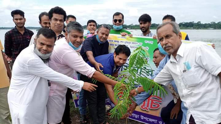 যুবলীগের বৃক্ষরোপণ