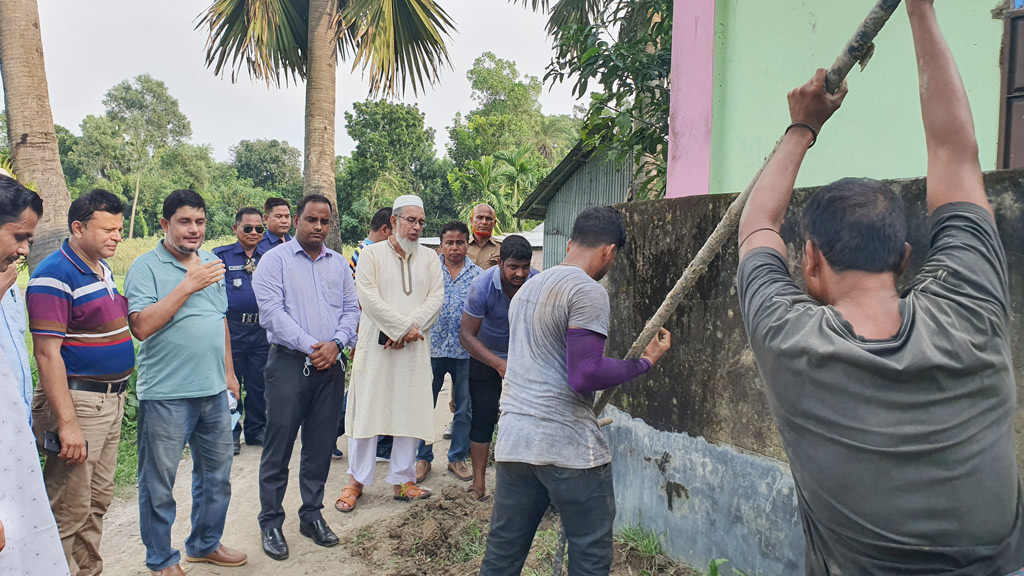 দেবীদ্বারে তিন কিলোমিটার অবৈধ গ্যাস-সংযোগ বিচ্ছিন্ন