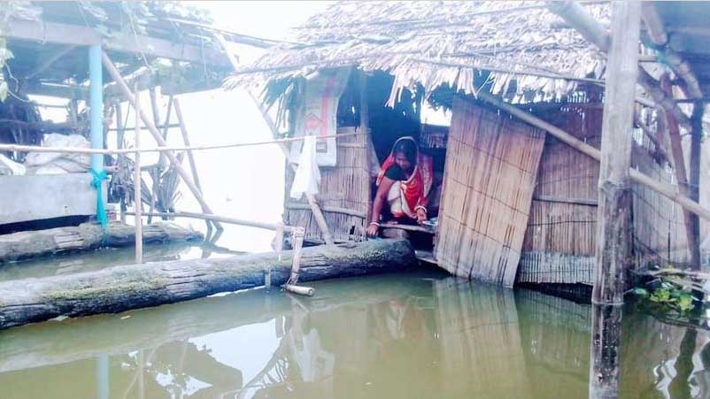 অর্ধশত গ্রামে জলাবদ্ধতা