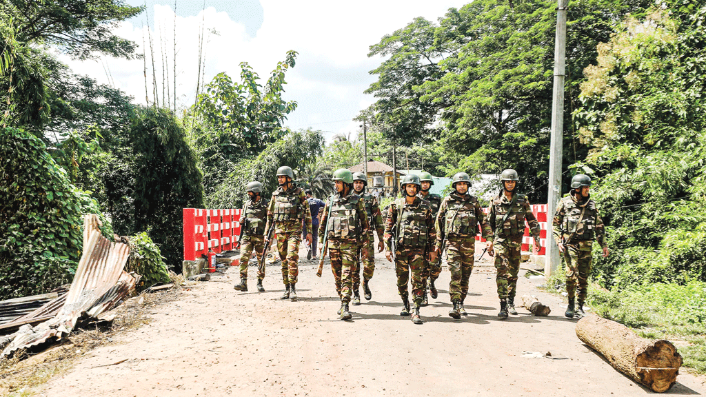 রামসুতে পোড়া ক্ষত, থমথমে খাগড়াছড়ি
