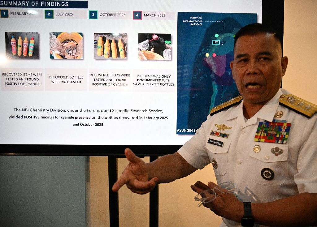 চীনা জাহাজে বিষাক্ত সায়ানাইড পেল ফিলিপাইন, উত্তেজনা তুঙ্গে