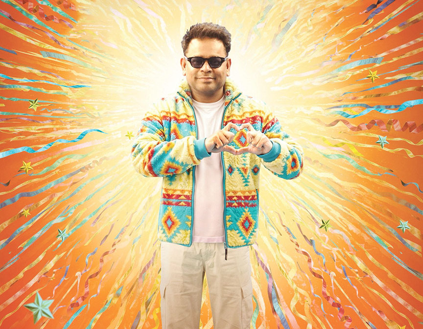 ‘মুনওয়াক’ সিনেমার লুকে এ আর রাহমান। ছবি: ইনস্টাগ্রাম