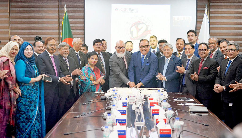 এনআরবি ব্যাংক পিএলসির ১২তম প্রতিষ্ঠাবার্ষিকী উদ্‌যাপন