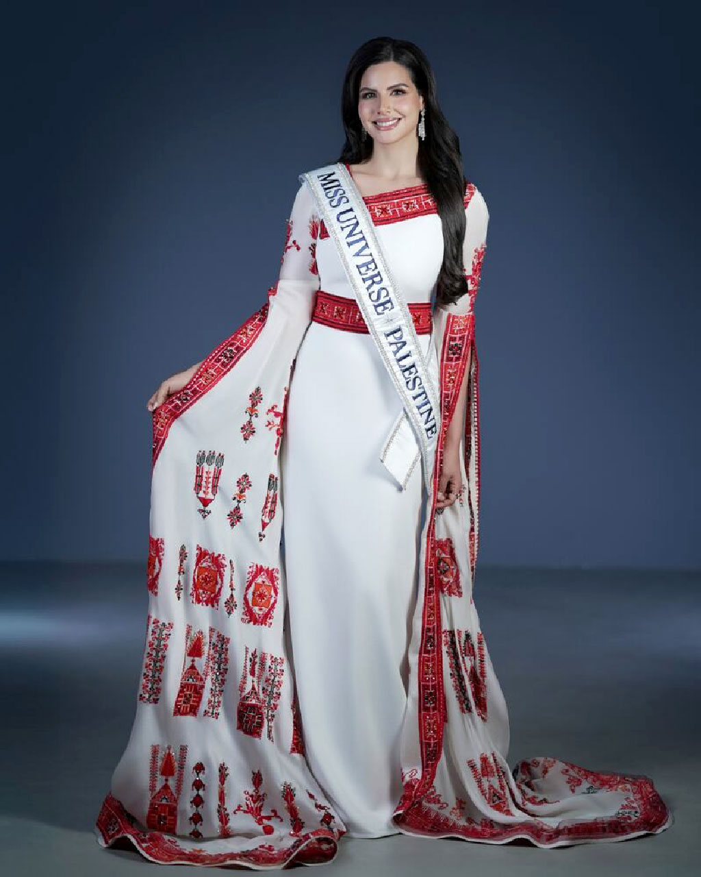ফিলিস্তিনের দুবাই প্রবাসী সুন্দরী নাদিন আয়ুব। ছবি: দ্য ন্যাশনাল