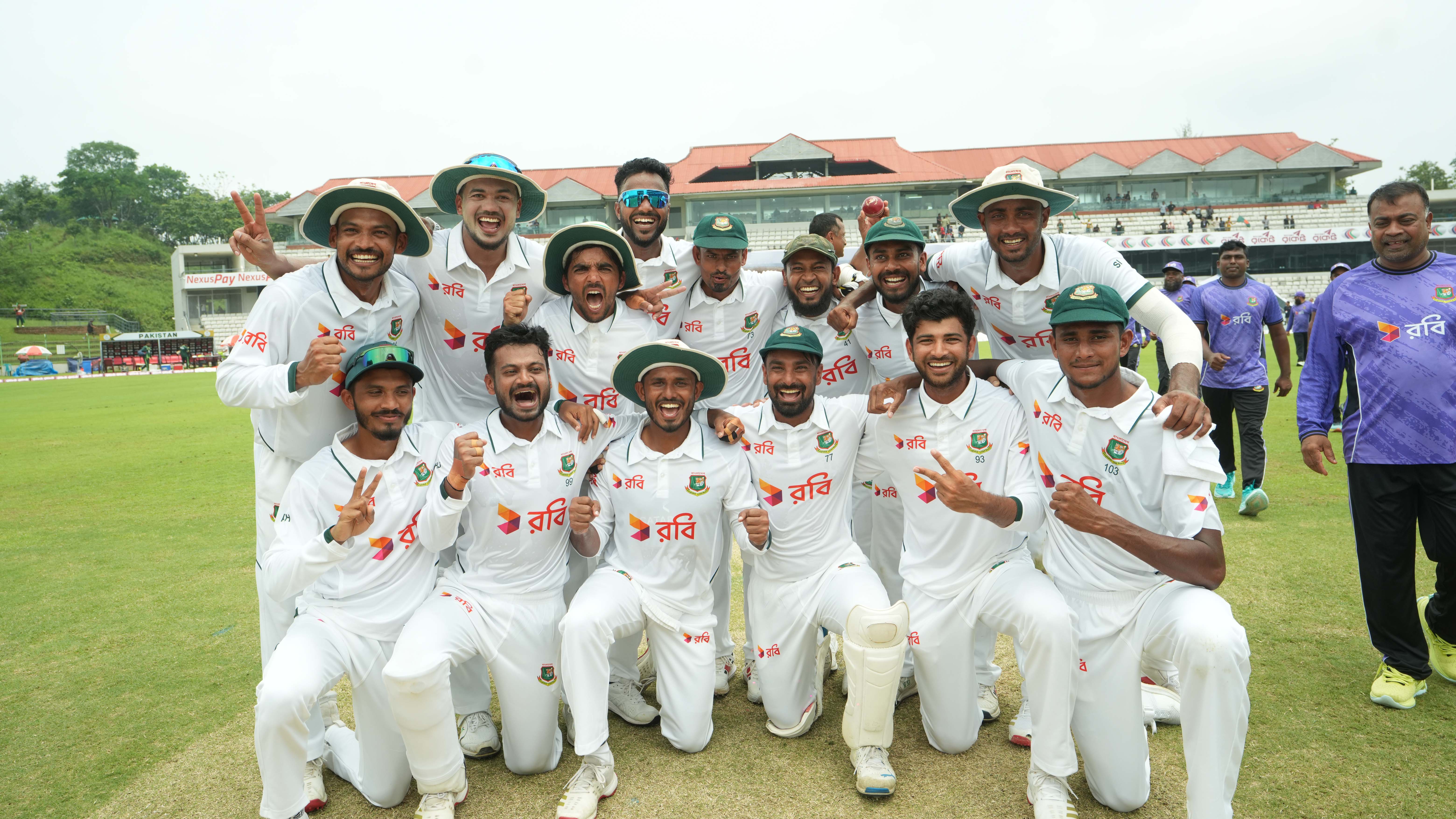 টেস্ট ইতিহাসের সেরা র‍্যাঙ্কিংয়ে বাংলাদেশ, বেকায়দায় পাকিস্তান