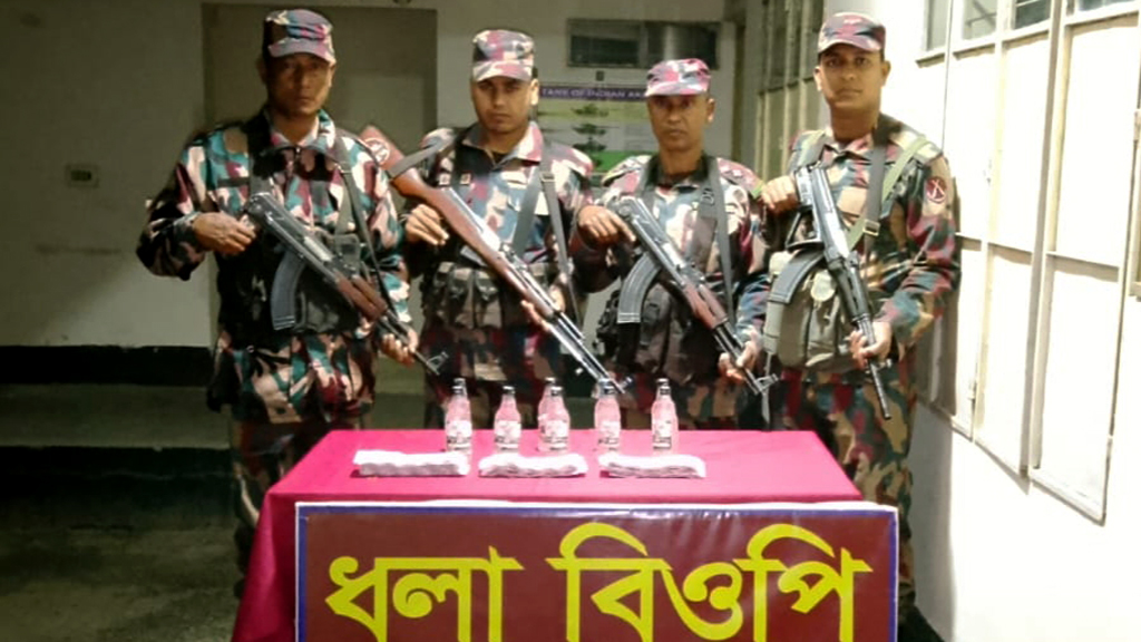 গাংনীতে মাদক ও ওষুধ জব্দ করেছে বিজিবি