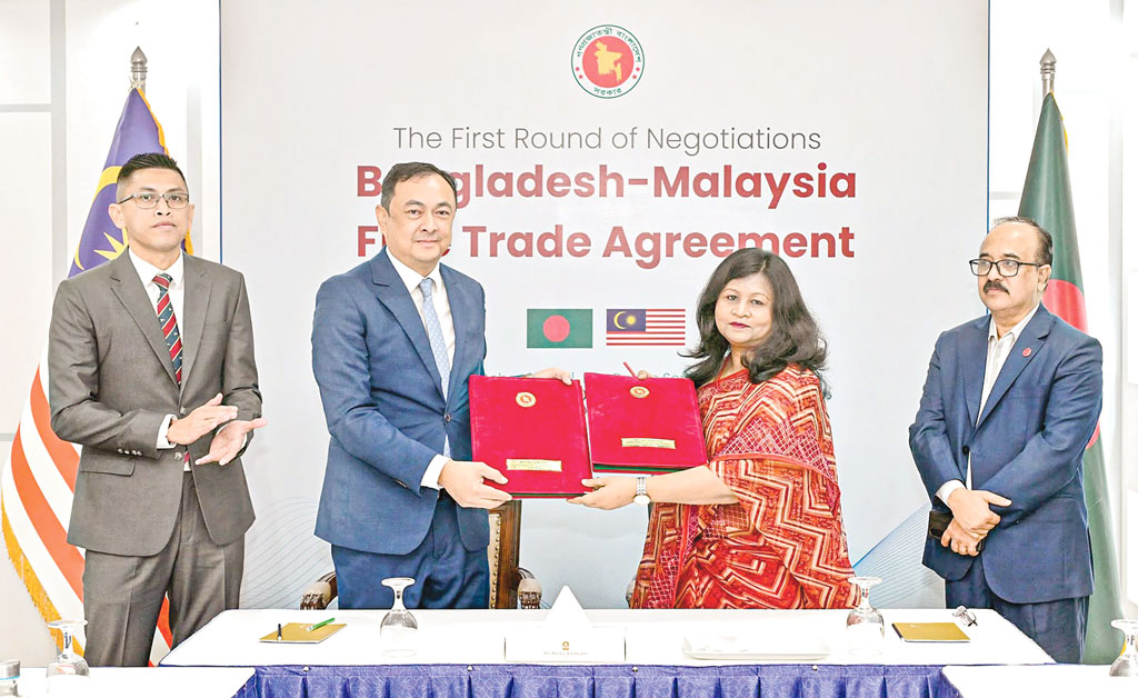 ঢাকায় শুরু বাংলাদেশ-মালয়েশিয়া মুক্ত বাণিজ্য আলোচনা, ২০২৭ সালের মধ্যে চুক্তির লক্ষ্য