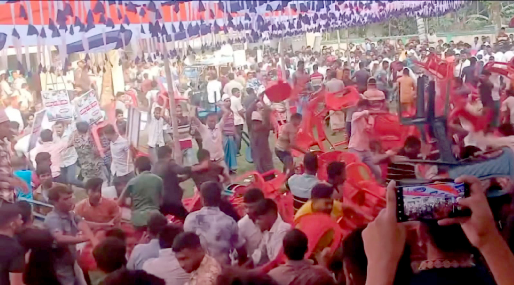 ভোলায় বিএনপির দুই পক্ষের সংঘর্ষে সম্মেলন পণ্ড, আহত ২৫