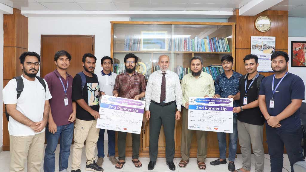 আন্তর্জাতিক রোবো টেক অলিম্পিয়াডে বিইউবিটি শিক্ষার্থীদের সাফল্য