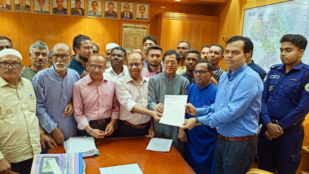 বরিশালে স্টিমার, বিমান ও রেল সার্ভিস চালুর দাবিতে প্রধানমন্ত্রী বরাবর স্মারকলিপি