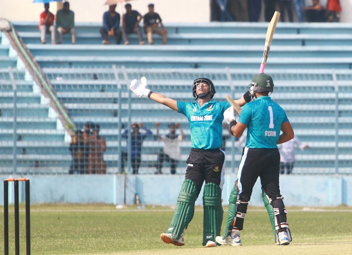 জিসানের সেঞ্চুরিতে অবিশ্বাস্য জয় মধ্যাঞ্চলের