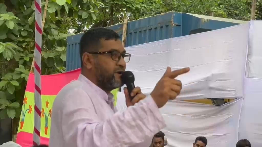 থানার সামনে গিয়ে আত্মহত্যার হুমকি বিএনপি নেতার