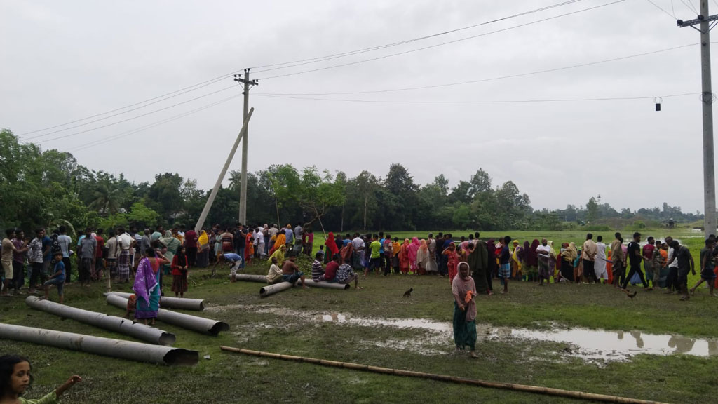 বগুড়ায় ড্রেনের পানিতে পড়ে শিশু নিখোঁজ