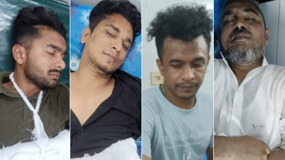 চাঁদপুরে চাঁদা না দেওয়ায় বাজার ইজারাদারসহ ৬ জনকে কুপিয়ে জখম
