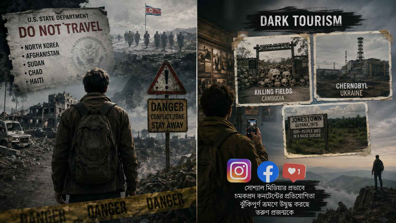 ডার্ক ট্যুরিজম কেবল রোমাঞ্চ নয়, ইতিহাসের ভিন্ন পাঠ
