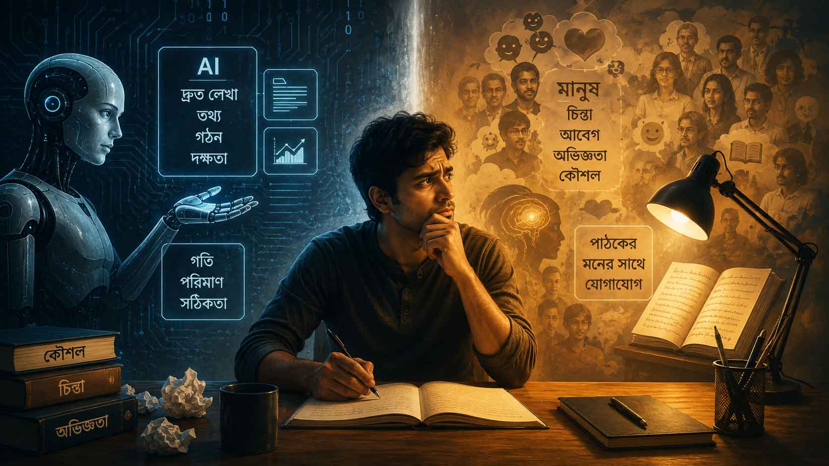 লেখার ক্ষেত্রে এআই আমাদের কতটা সাহায্য করছে