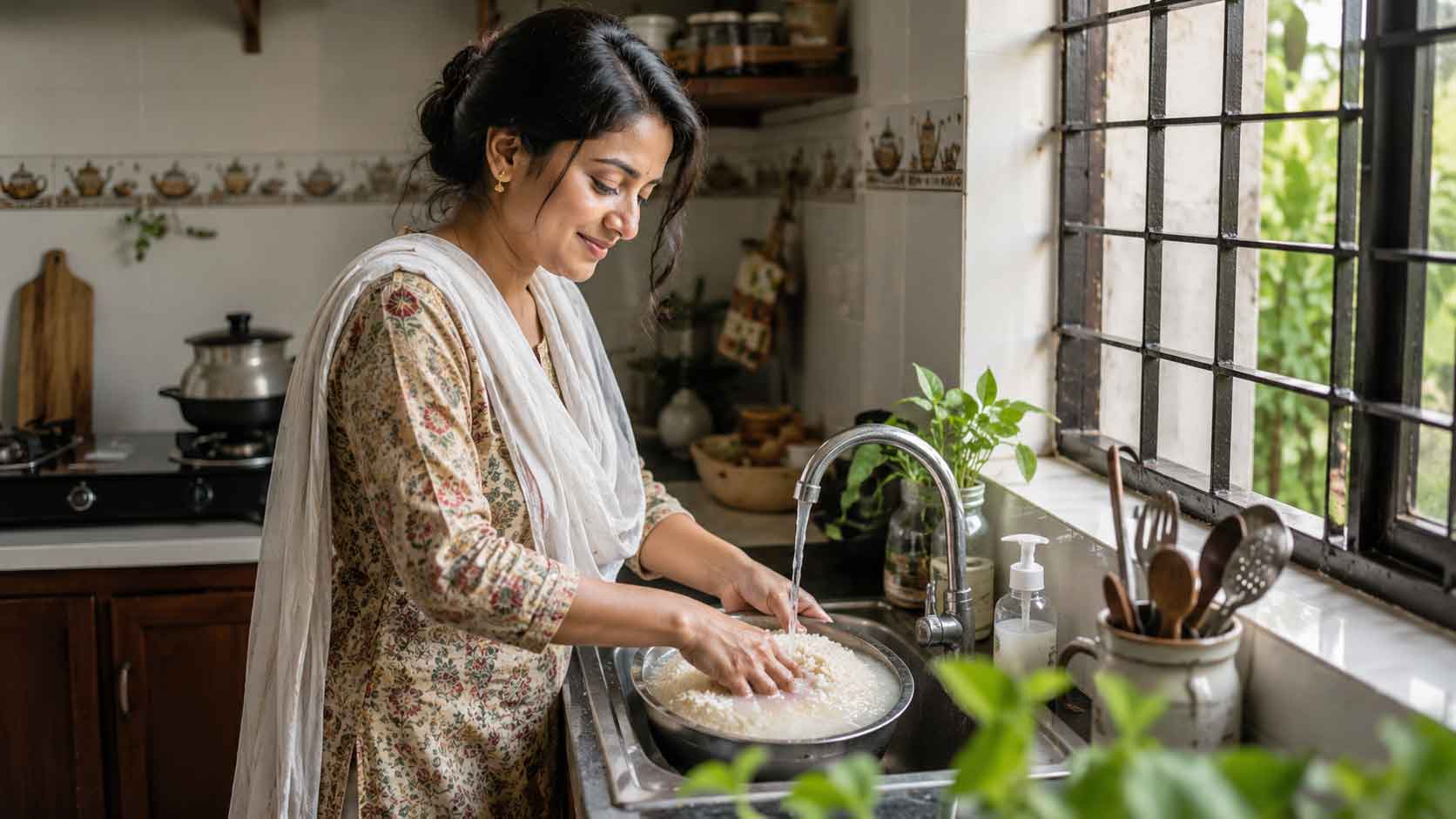 রান্নার আগে চাল কতবার ধোবেন, জেনে নিন সঠিক নিয়ম