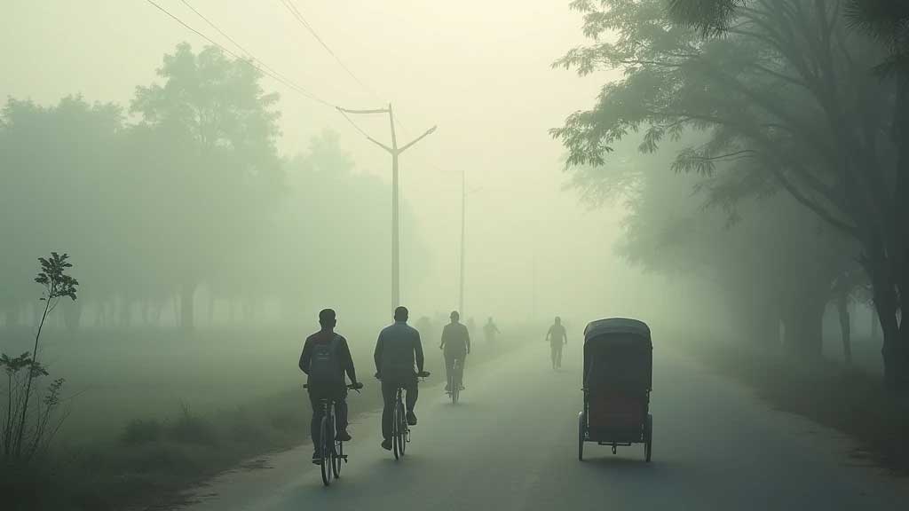 শীতের মৌসুমে উত্তরবঙ্গের পথে-প্রান্তরে